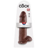King Cock Gros gode King Cock 26 x 7.8 cm Brown